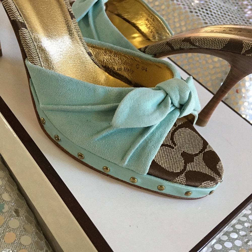 Women’s Coach Mules - Size 5 1/2